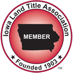 Iowa Land Title Association badge